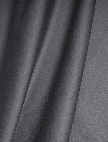 Drap Housse Satin de Coton Gris Anthracite
