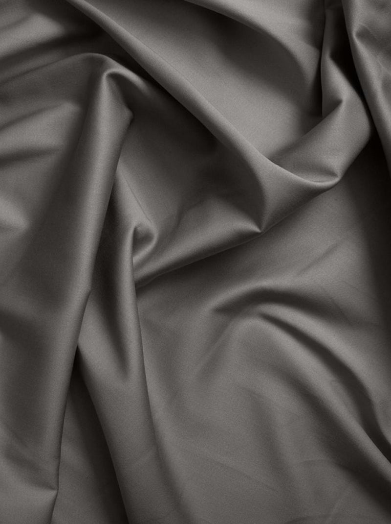Drap housse satin de coton gris Gris - Kiabi
