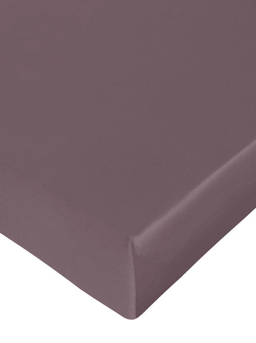 Drap housse satin de coton - Kiabi