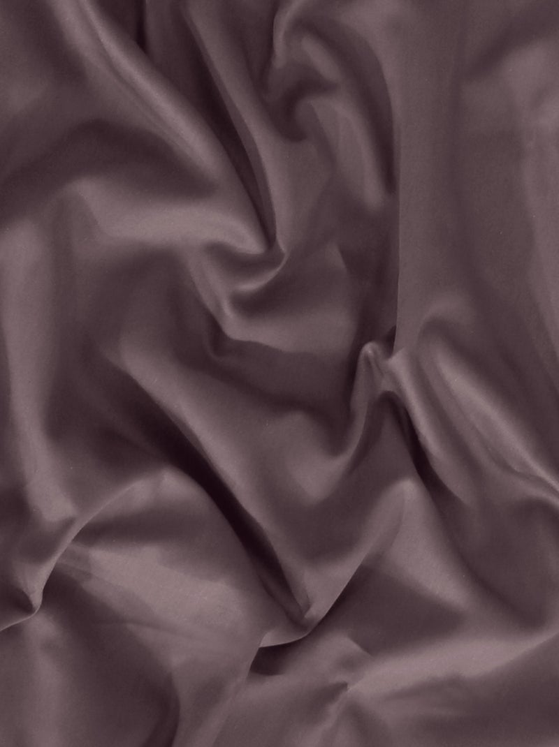 Drap housse satin de coton sureau Mauve - Kiabi