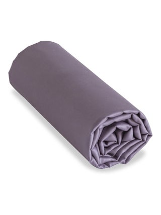 Drap housse satin de coton uni ECLOSE