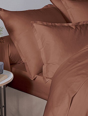 Drap-housse satin de coton uni
