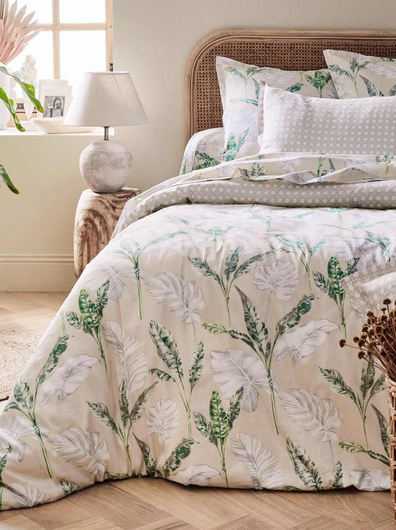 Drap housse satin VOYAGE Bonnet de 30 cm Gris chiné - Kiabi