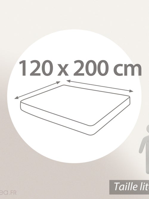 Drap housse satin VOYAGE Bonnet de 30 cm - Kiabi