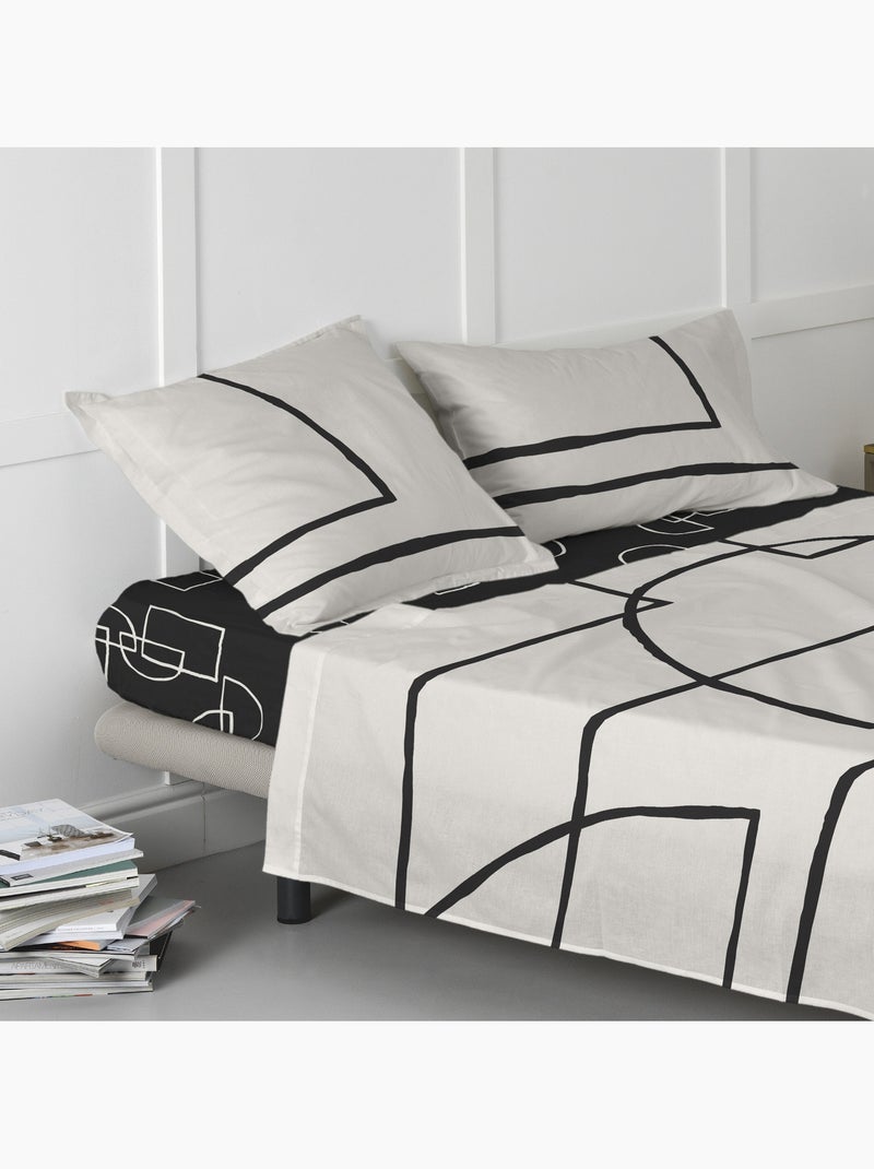 Drap-housse Serenity "Happyfriday" Blanc - Kiabi