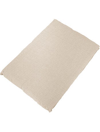 Drap housse SONATE lin lavé froissé
