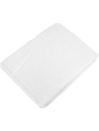 Drap housse SONATE lin lavé froissé