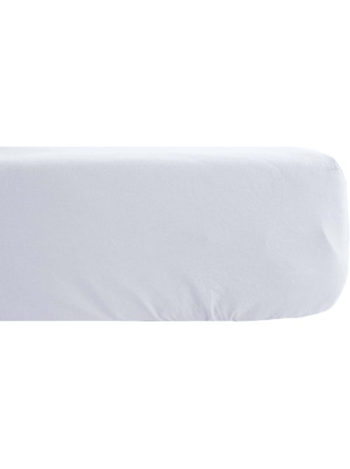 Drap housse SONATE lin lavé froissé - Kiabi