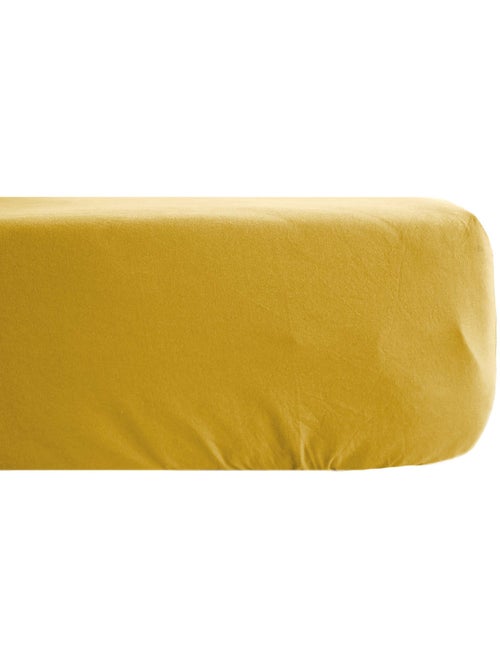 Drap housse SONATE lin lavé froissé - Kiabi