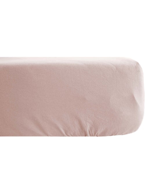 Drap housse SONATE lin lavé froissé - Kiabi