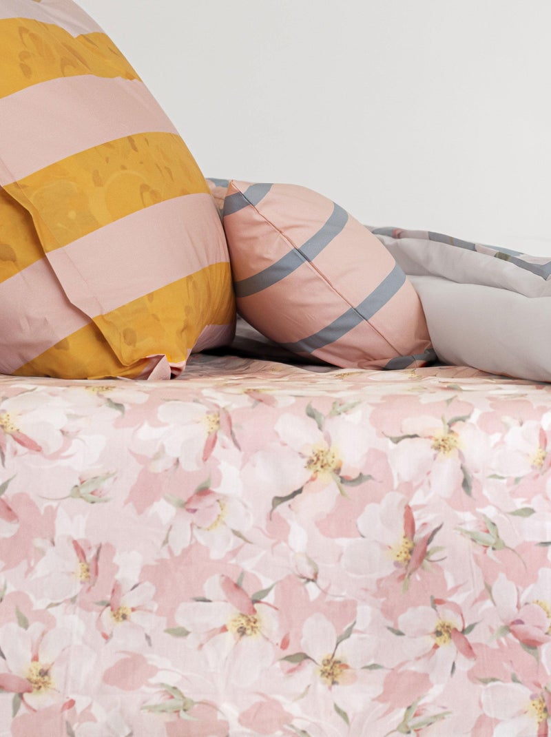 Drap-housse Spring blossom "Happyfriday" Blanc - Kiabi