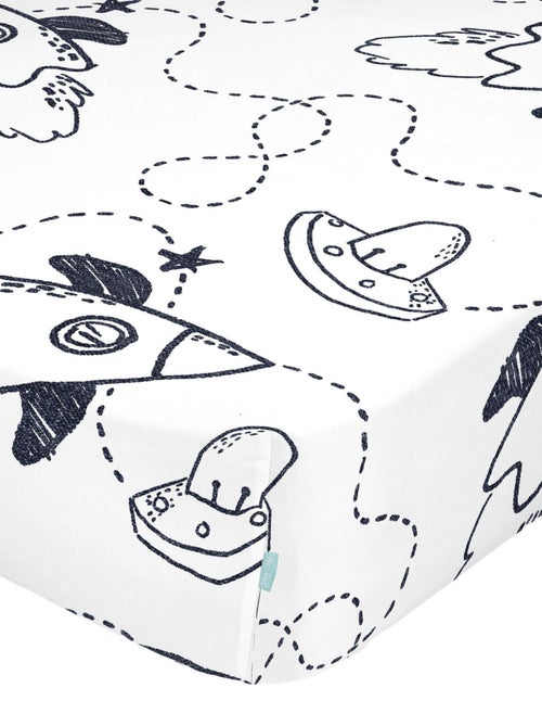 Drap-housse Starspace "Happyfriday" - Kiabi