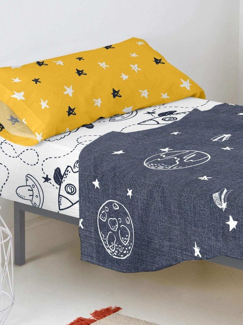 Drap-housse Starspace "Happyfriday" - Kiabi