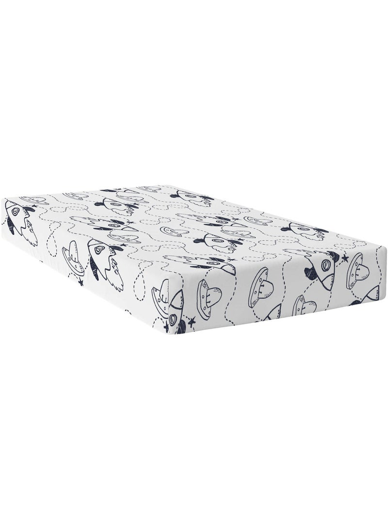 Drap-housse Starspace "Happyfriday" Multicolore - Kiabi