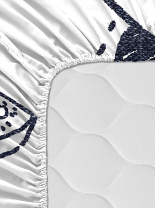 Drap-housse Starspace Lit Bébé "Happyfriday" - Kiabi