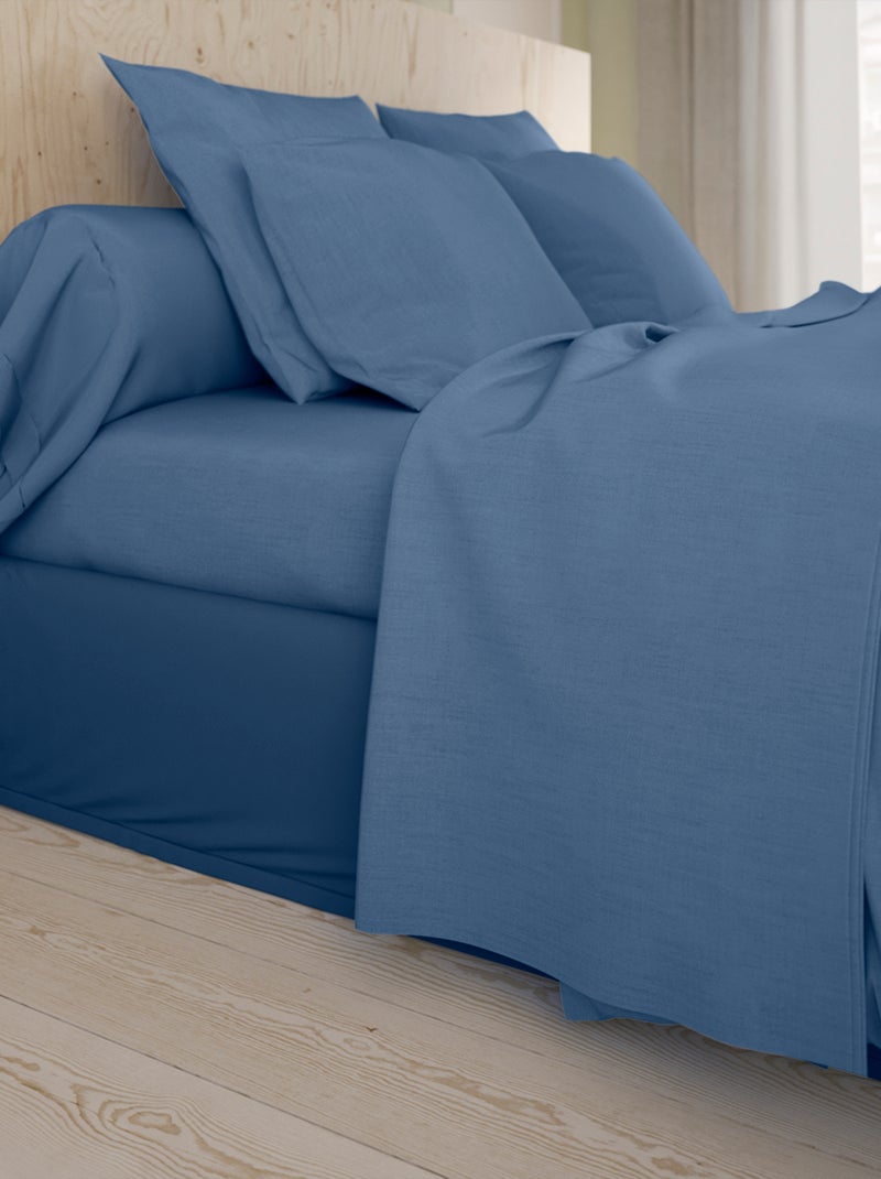 Drap Housse Studio Coton   - DODO Bleu foncé - Kiabi