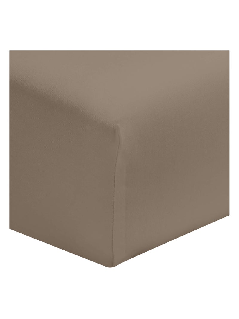 Drap housse TPR bio bonnet 30 made in France Taupe - Kiabi