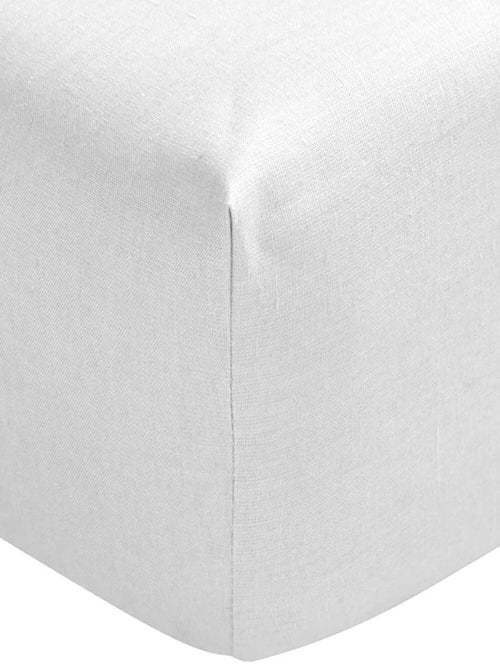 Drap housse TPR lin bonnet 30 made in France - Kiabi