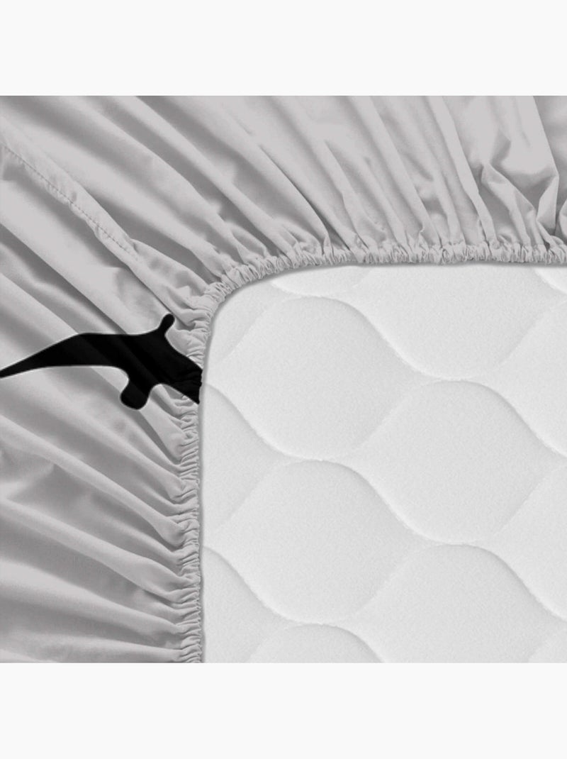 Drap-housse Trip "Happyfriday" Blanc - Kiabi