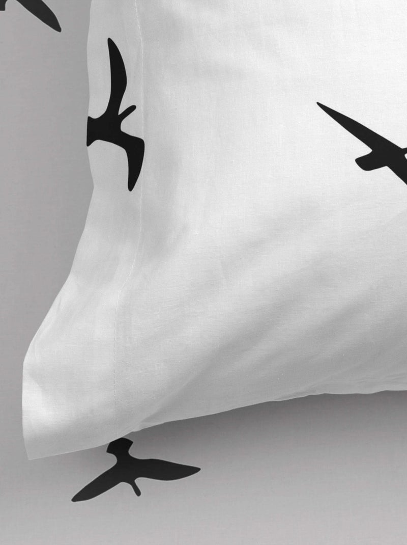 Drap-housse Trip "Happyfriday" Blanc - Kiabi
