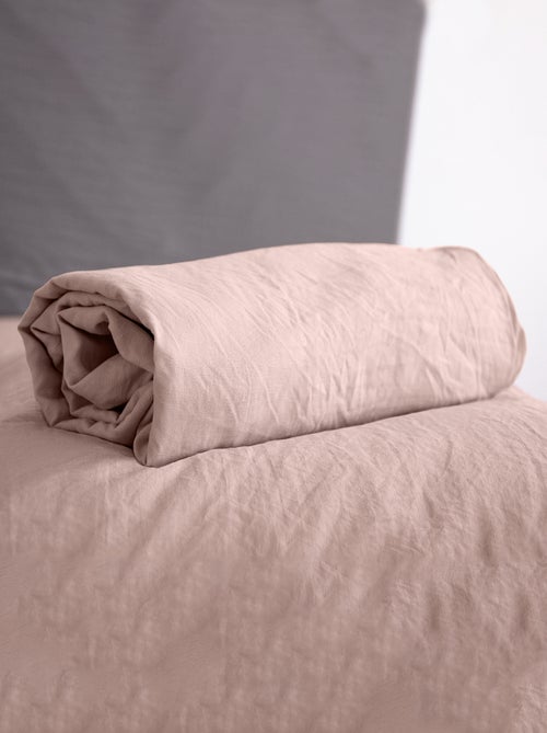 Drap housse uni - 1 ou 2 personnes / 90x190 / 140x190 / 160x200 - Kiabi Drap housse uni - 1 ou 2 personnes / 90x190 / 140x190 / 160x200 - Kiabi