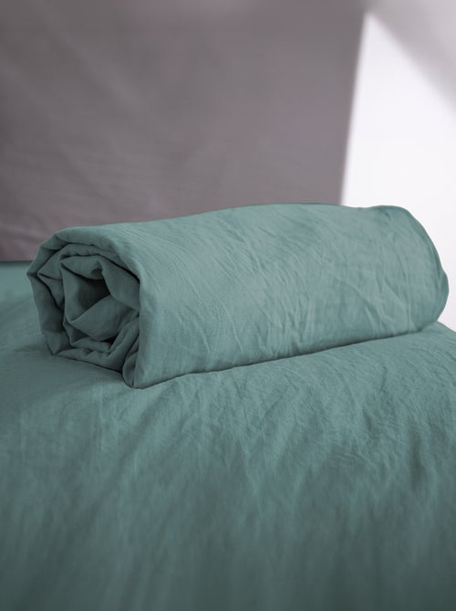 Drap housse uni - lit 2 personnes - Kiabi Drap housse uni - lit 2 personnes - Kiabi