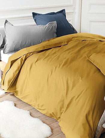 Drap housse uni 100% coton ALTO Bonnet de 40 cm