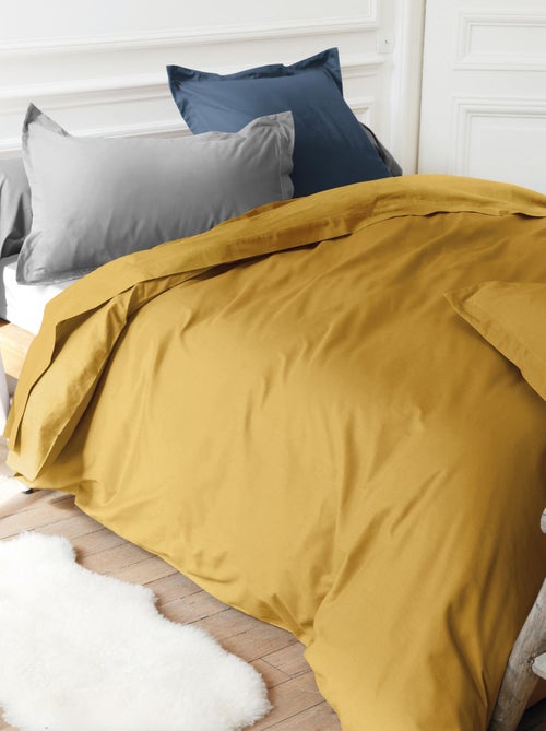 Drap housse uni 100% coton ALTO Bonnet de 40 cm - Kiabi