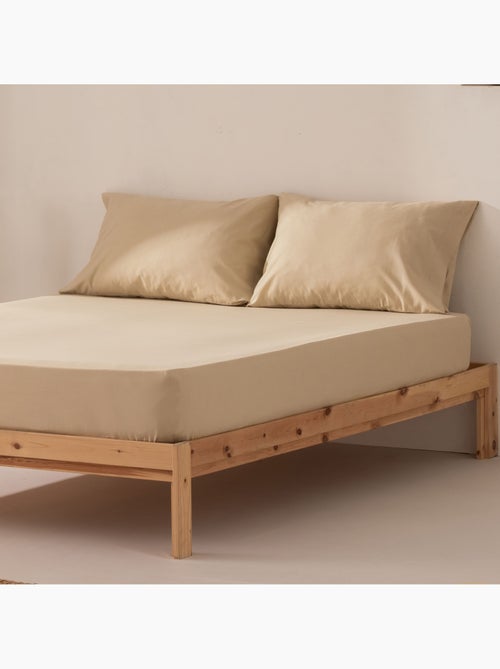 Drap-housse uni 100 % coton, pour matelas jusqu’à 30 cm de hauteur - Gamusi. - Kiabi Drap-housse uni 100 % coton, pour matelas jusqu’à 30 cm de hauteur - Gamusi. - Kiabi
