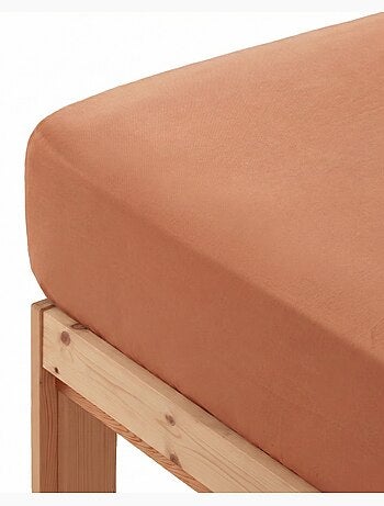 Drap-housse uni 100 % coton, pour matelas jusqu’à 30 cm de hauteur - Gamusi.