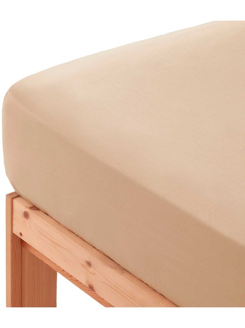 Drap-housse uni 100 % coton, pour matelas jusqu’à 30 cm de hauteur - Gamusi. - Kiabi