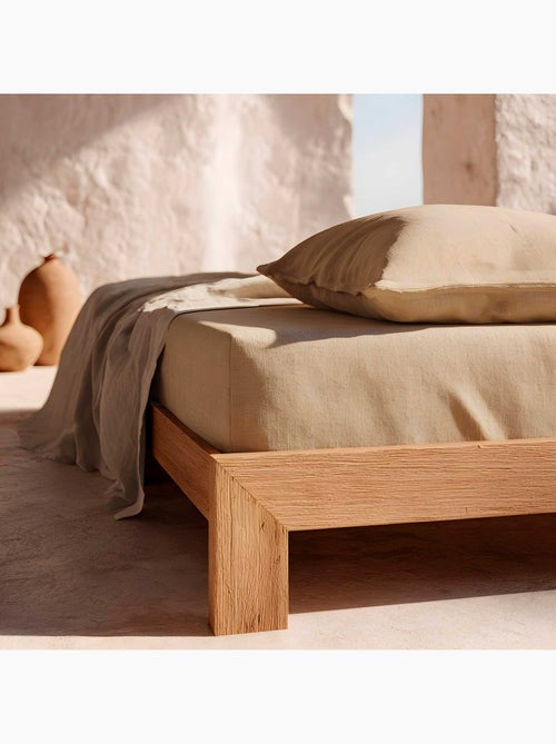 Drap-housse uni 100 % coton, pour matelas jusqu’à 30 cm de hauteur - Gamusi. - Kiabi Drap-housse uni 100 % coton, pour matelas jusqu’à 30 cm de hauteur - Gamusi. - Kiabi