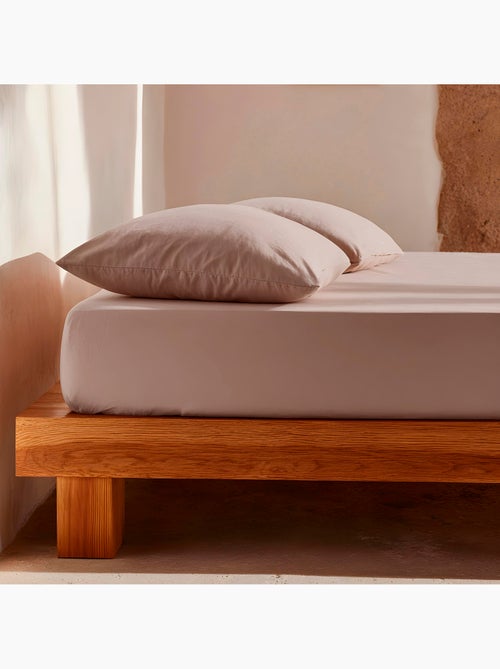Drap-housse uni 100 % coton, pour matelas jusqu’à 30 cm de hauteur - Gamusi. - Kiabi