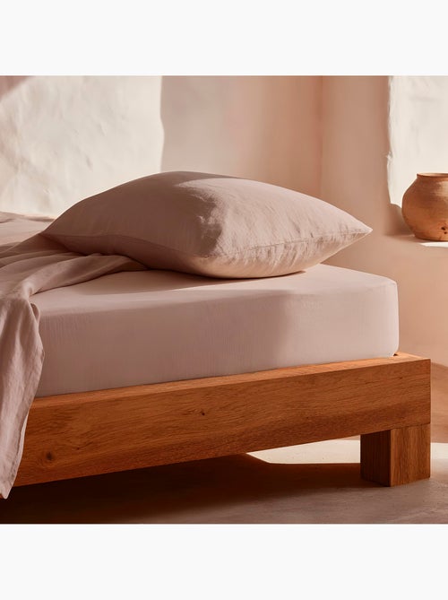 Drap-housse uni 100 % coton, pour matelas jusqu’à 30 cm de hauteur - Gamusi. - Kiabi