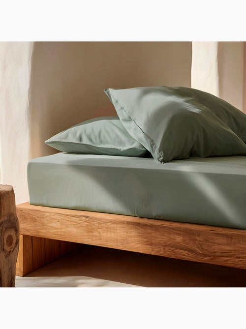 Drap-housse uni 100 % coton, pour matelas jusqu’à 30 cm de hauteur - Gamusi. - Kiabi Drap-housse uni 100 % coton, pour matelas jusqu’à 30 cm de hauteur - Gamusi. - Kiabi