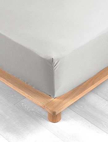 Drap housse uni 100% percale de coton origine