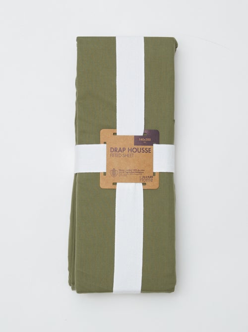 Drap housse uni 140 x 200 cm - Kiabi