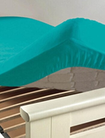 Drap housse uni 2 personnes "Lina