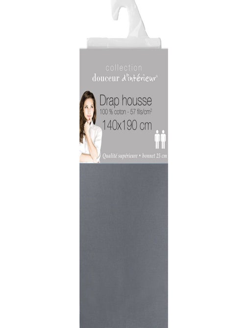 DRAP HOUSSE UNI 57 FILS LINA - Kiabi