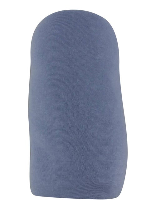 Drap housse uni 60x120 cm - Bleu Layette - Kiabi