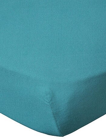 Drap housse bébé uni en coton doux - Babycalin