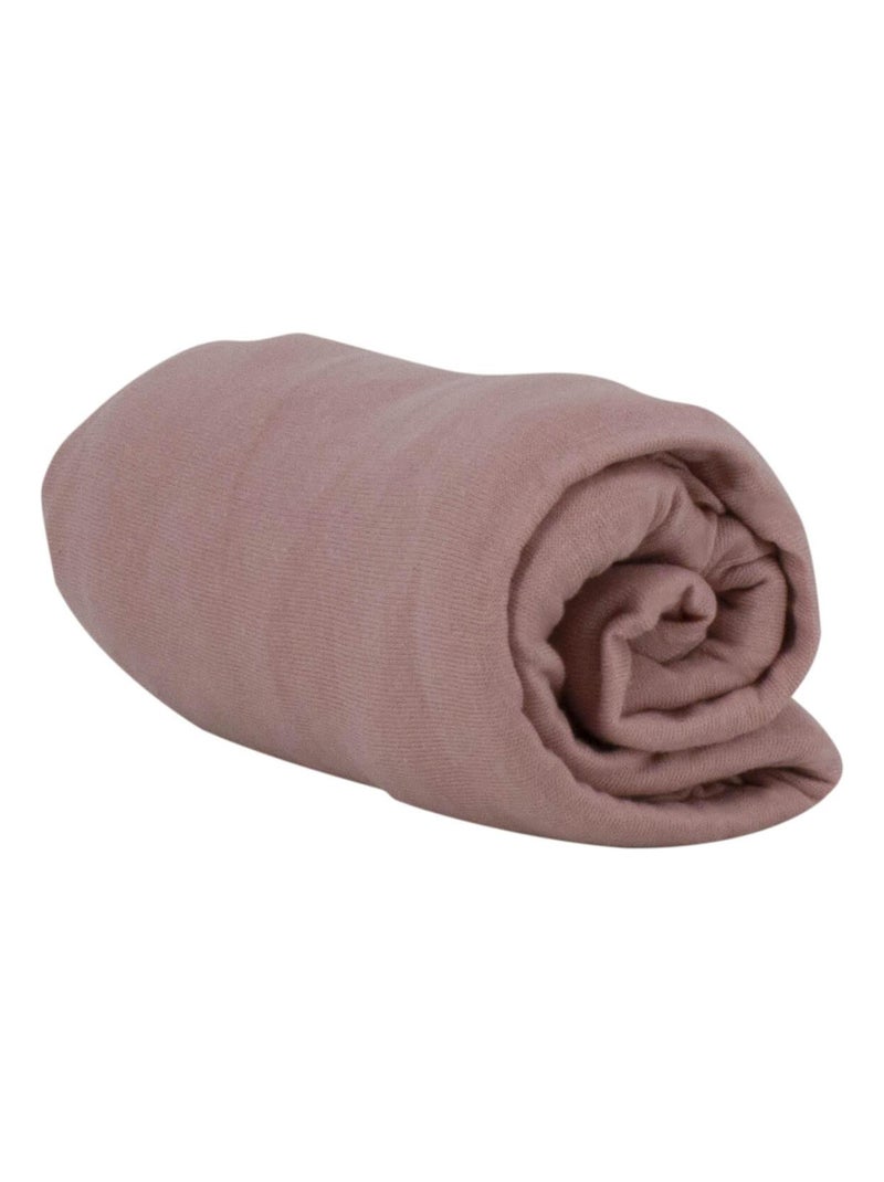 Drap housse uni 70x140 cm - Rose - Babycalin Rose - Kiabi