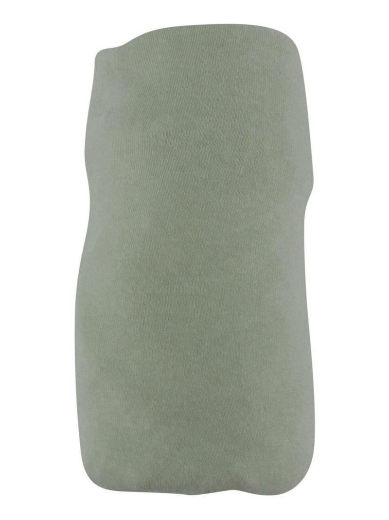 Drap housse uni 70x140 cm Vert - Babycalin Vert - Kiabi