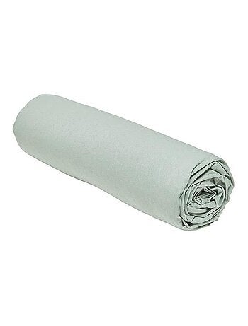 Drap housse uni celadon 160 x 200+23 cm - TODAY