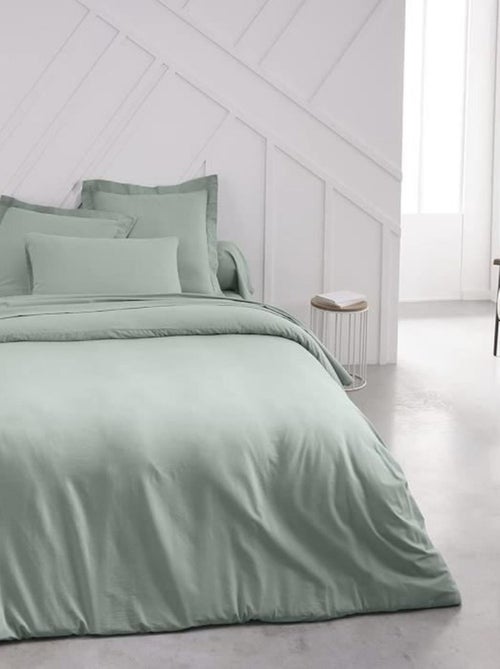 Drap housse uni celadon 160 x 200+23 cm - TODAY - Kiabi