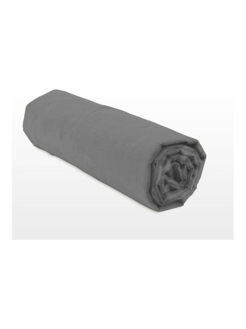 Drap housse uni coton 57 fils bonnet 25cm - Kiabi