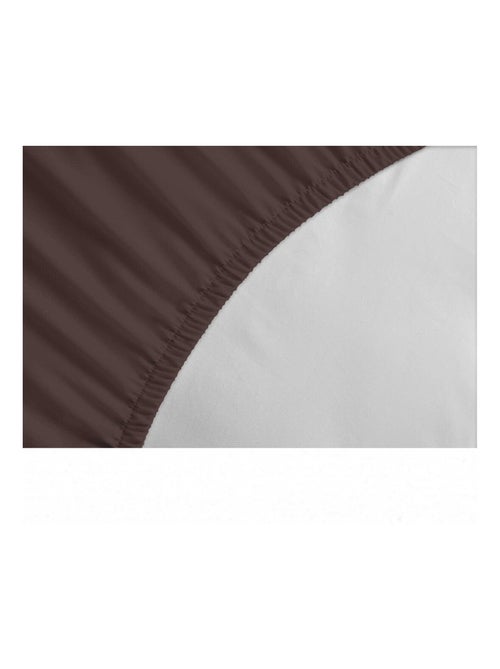 Drap housse uni coton 57 fils bonnet 25cm - Kiabi