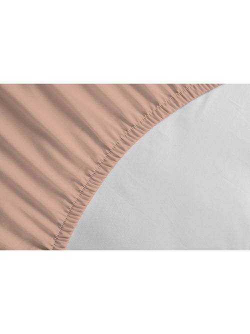 Drap housse uni coton 57 fils bonnet 25cm - Kiabi