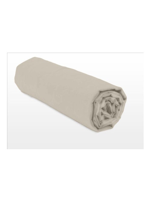 Drap housse uni coton 57 fils bonnet 30cm - Kiabi