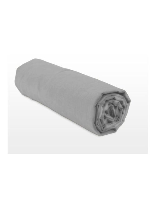 Drap housse uni coton 57 fils bonnet 30cm - Kiabi
